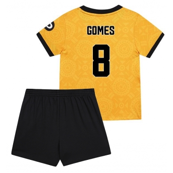 Billige Fotballdrakt Wolves Joao Gomes #8 Replika Hjemmedraktsett Barn 2025-26 Kortermet (med bukser)